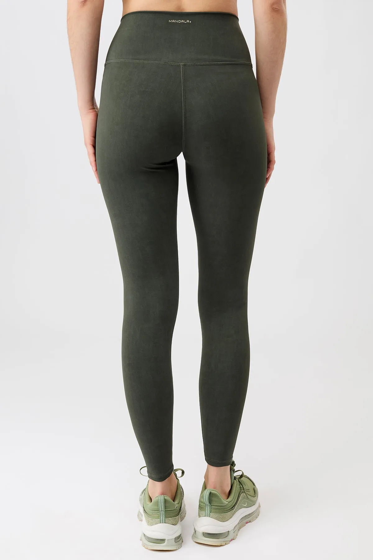Monoprinted Tights - Moss Perfect Shape Fitness Mode