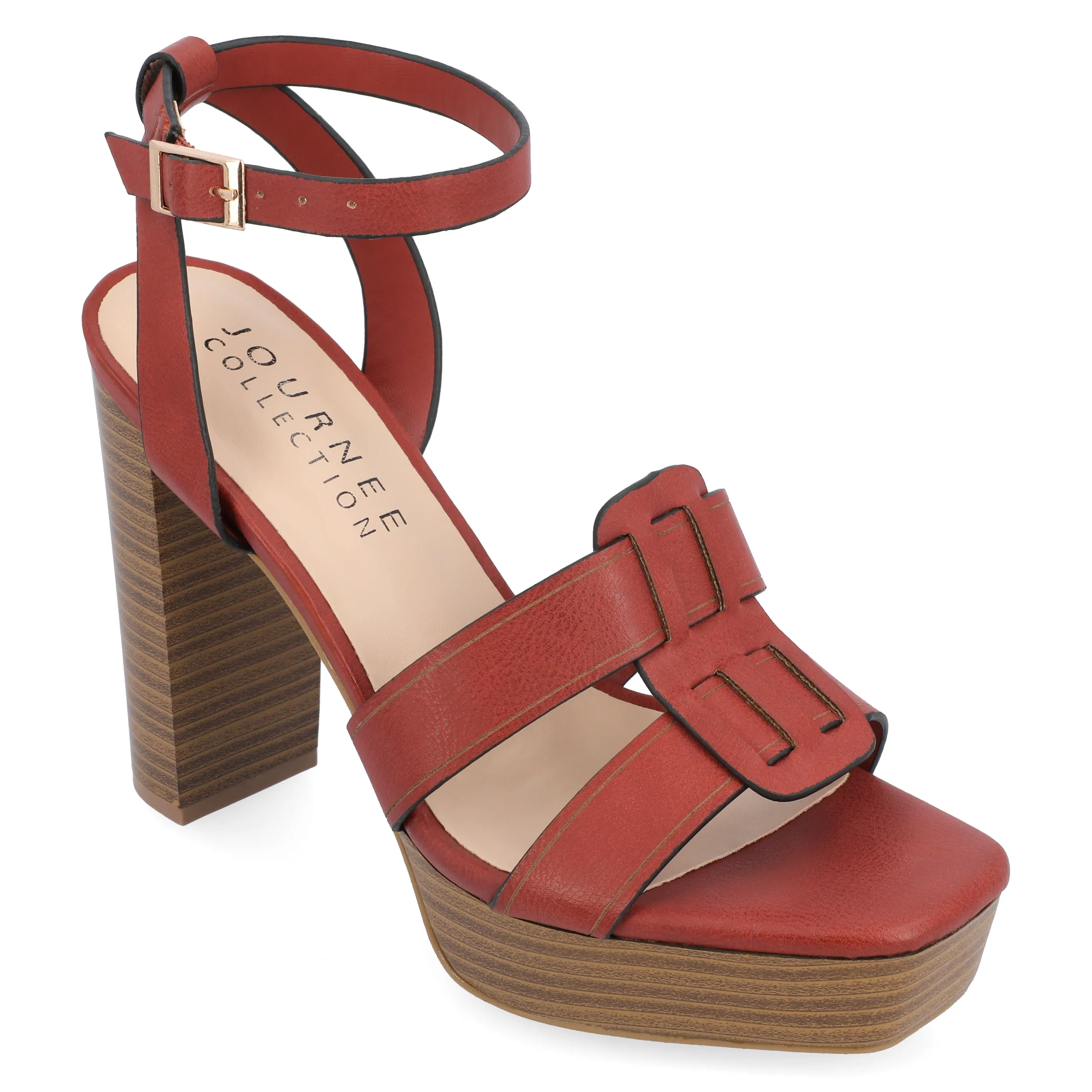 Modern Design Elastic laces Journee Collection Women's Tru Comfort Foam Mandilyn Sandals