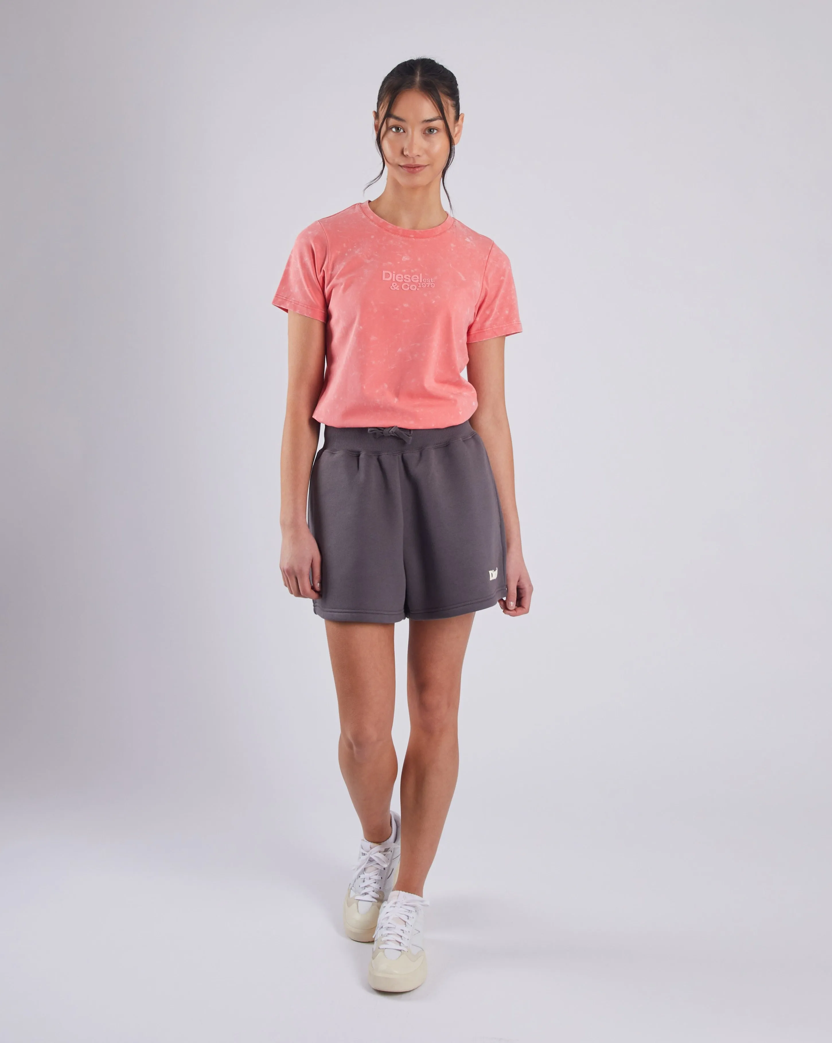 Collared Elderly Comfort Marva Tee Washed Blush