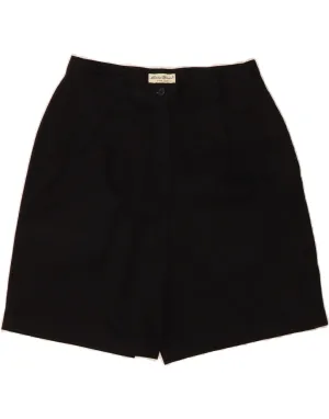 EDDIE BAUER Womens Chino Shorts US 12 Medium W28  Black Cotton Seasonal Wardrobe Nautical Look