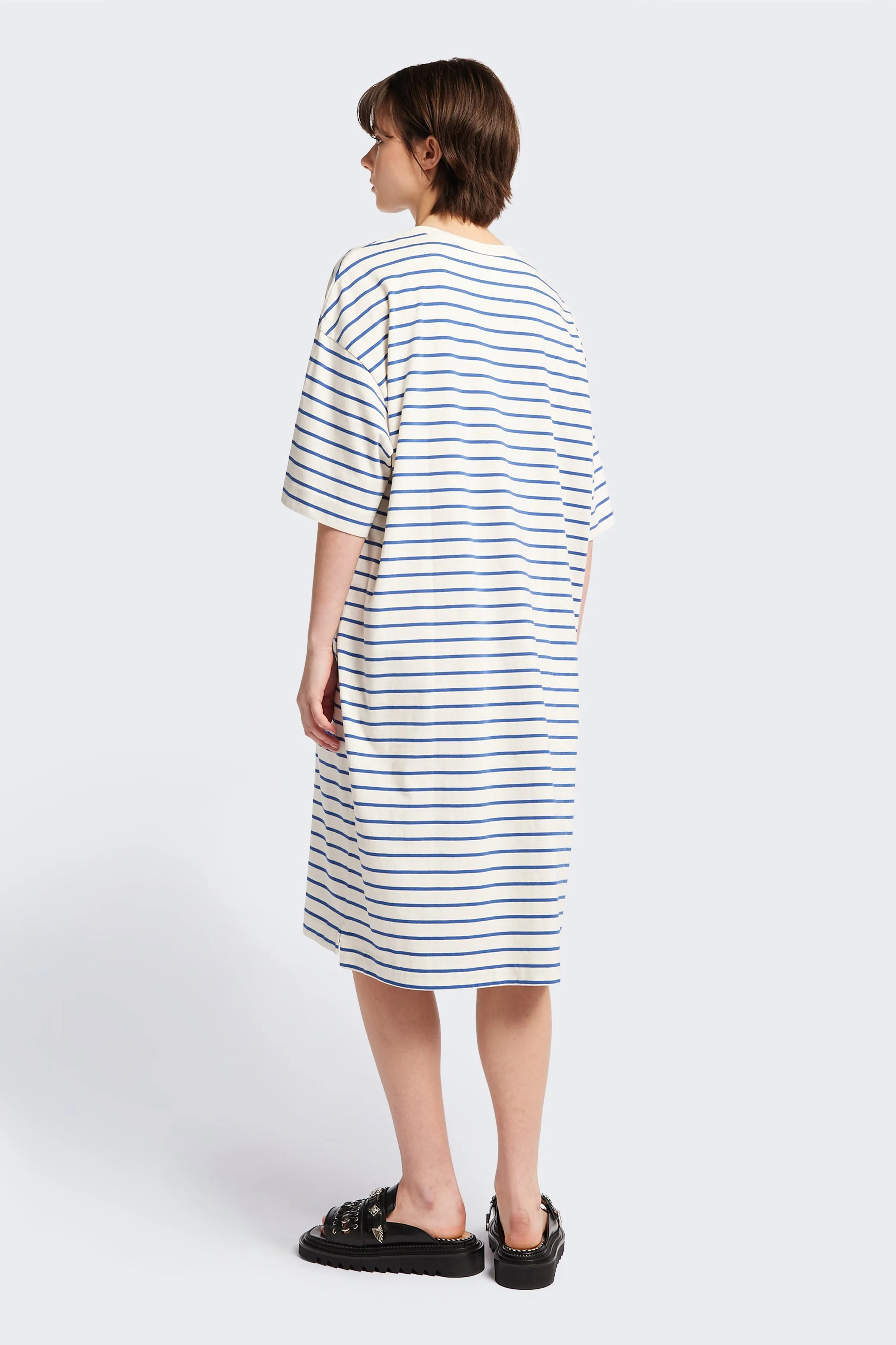Grace Color Nadir Dress Blue Stripe