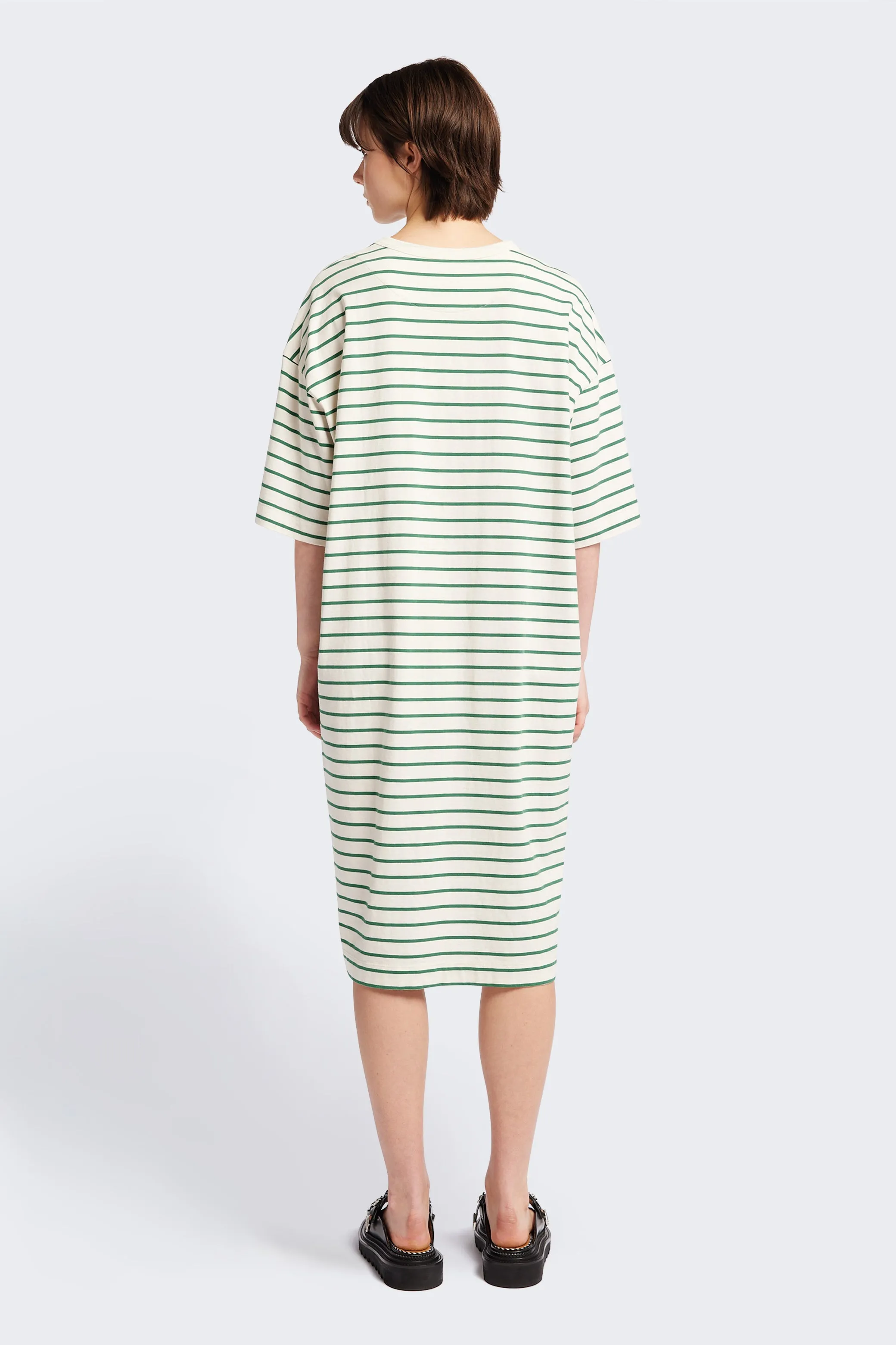 Spring Ready Nadir Dress Green Stripe