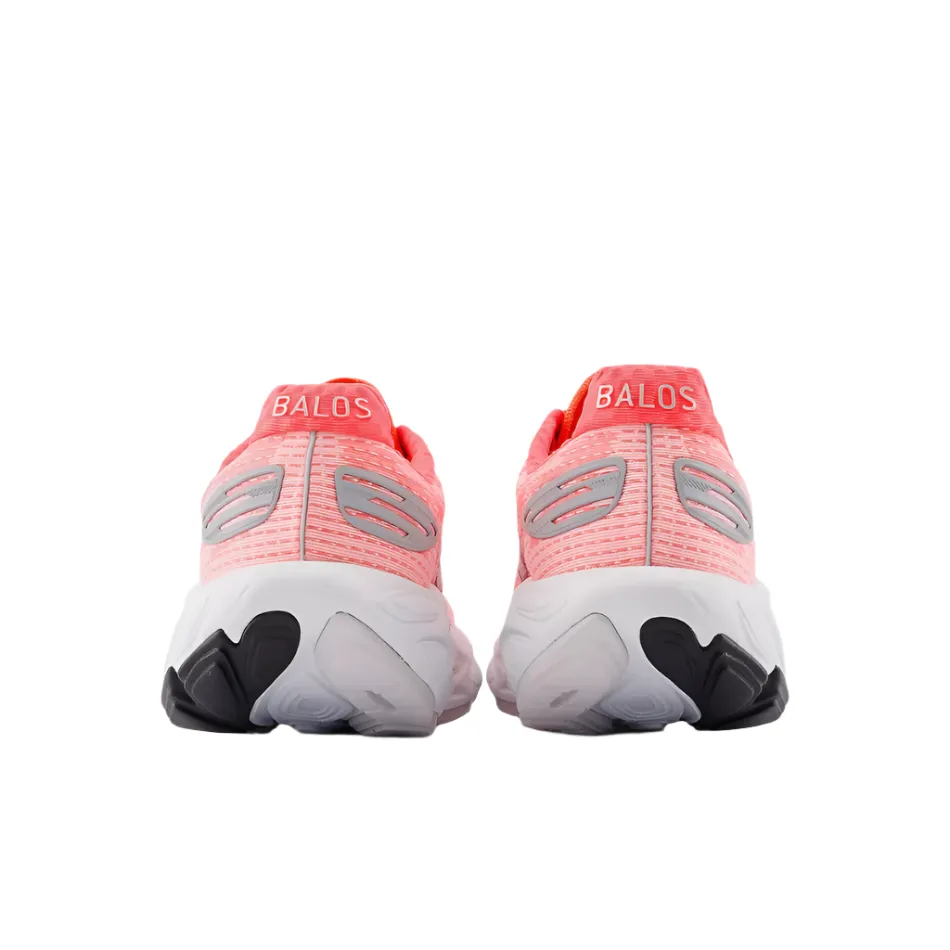 Slip Resistant Treads non - branded running shoes New Balance Women's Balos Running Shoes in Urgent Red/Grey Matter/Silver Metallic AW25