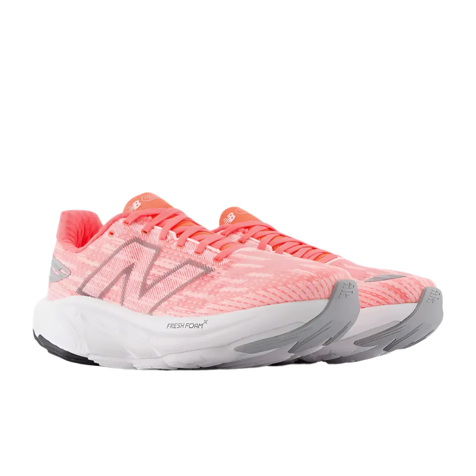 New Balance Women's Balos Running Shoes in Urgent Red/Grey Matter/Silver Metallic AW25 solid - leather shoes Enhanced Grip Pattern