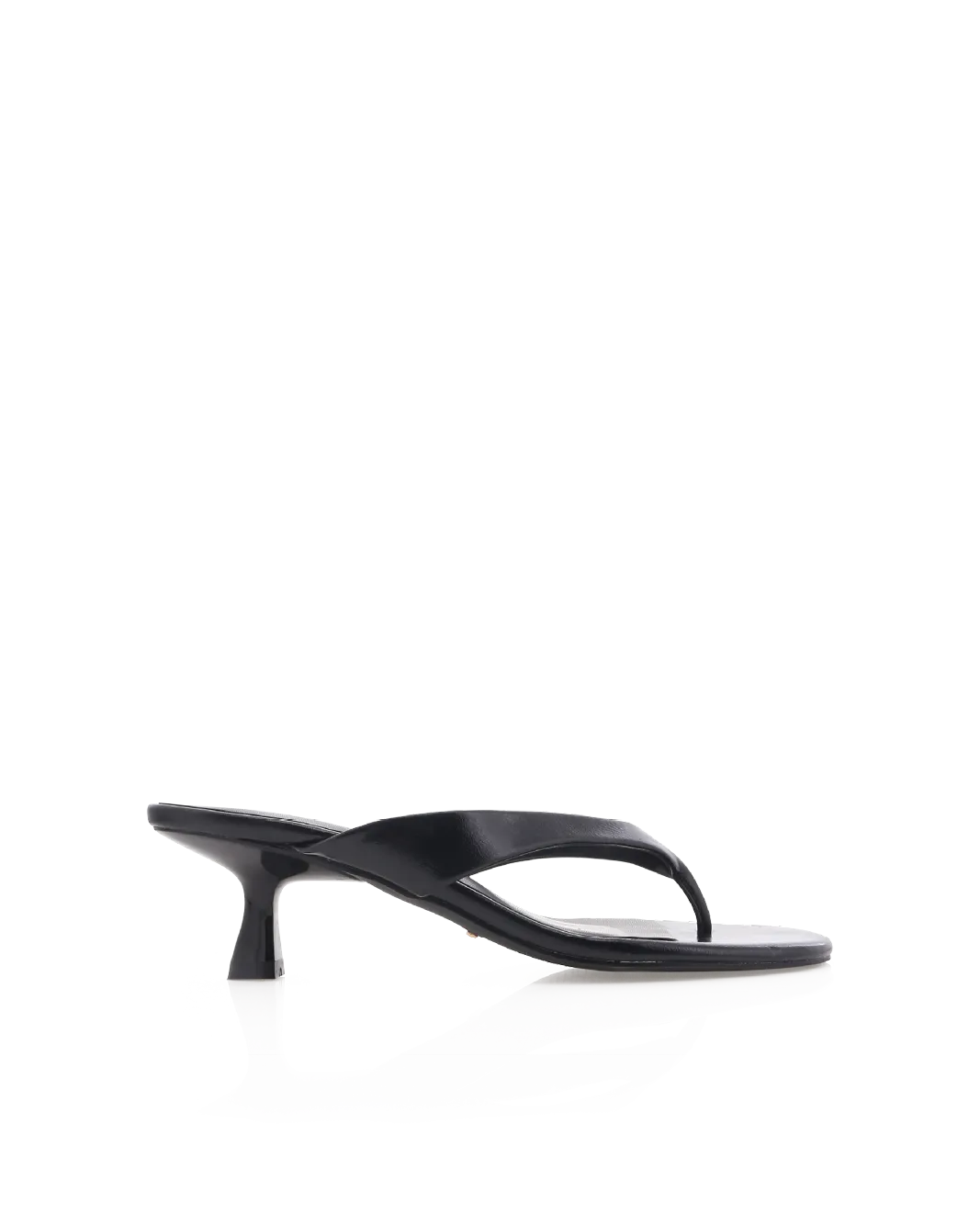 NIESHA - BLACK SHINE Sexy Red Heels