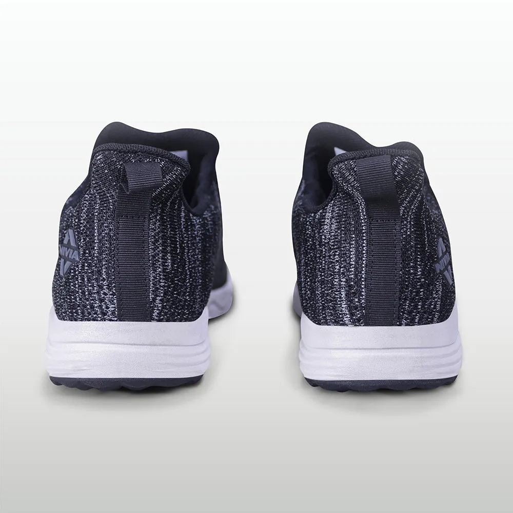 Pressure Dispersion Nodes Compression Molded Impulse Knitted Running Shoe