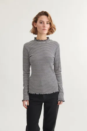 Casual Chic Effortless Style Silma High Neck - Sky captain / birch