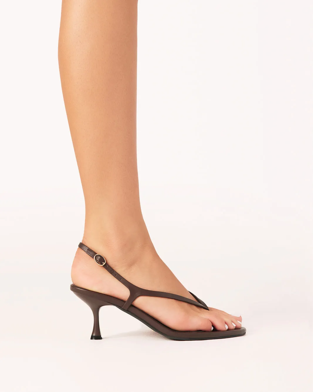 Classic Wedding Heels NOVAE - CHOCOLATE