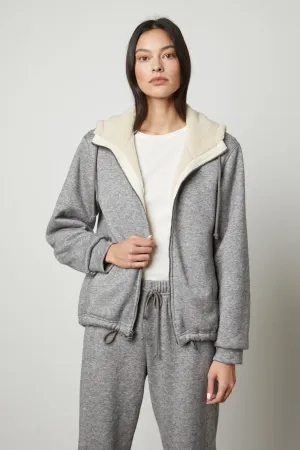 OCTAVIA DOUBLE KNIT ZIP UP HOODIE Insulated Layer