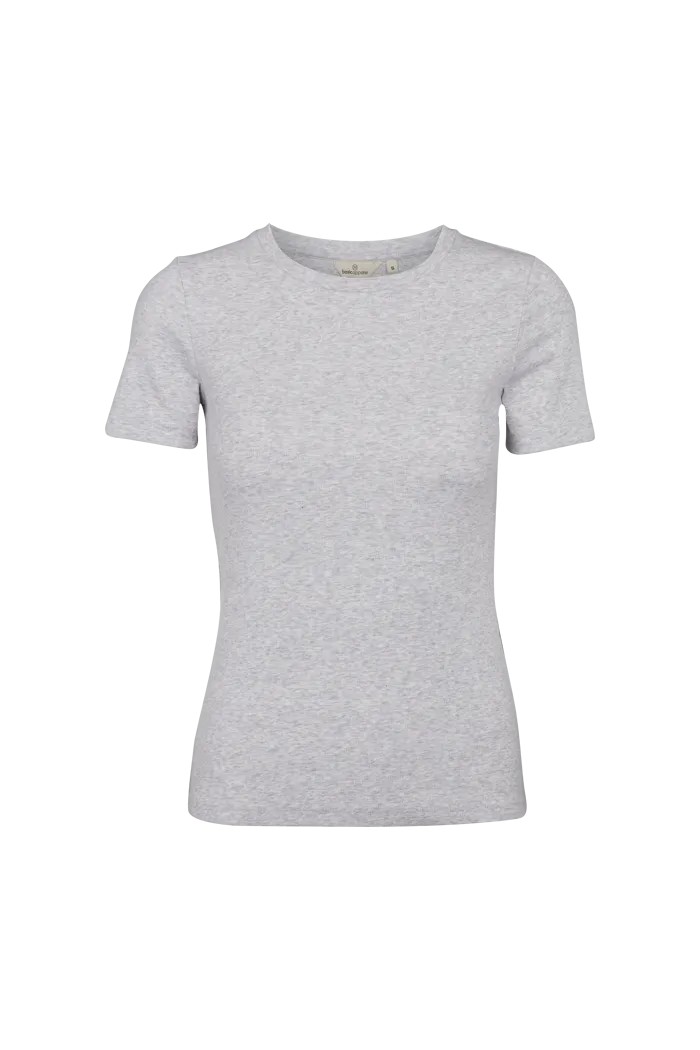 Casual Essential Wear Popular Ludmilla O-Neck - Light Grey Mel.