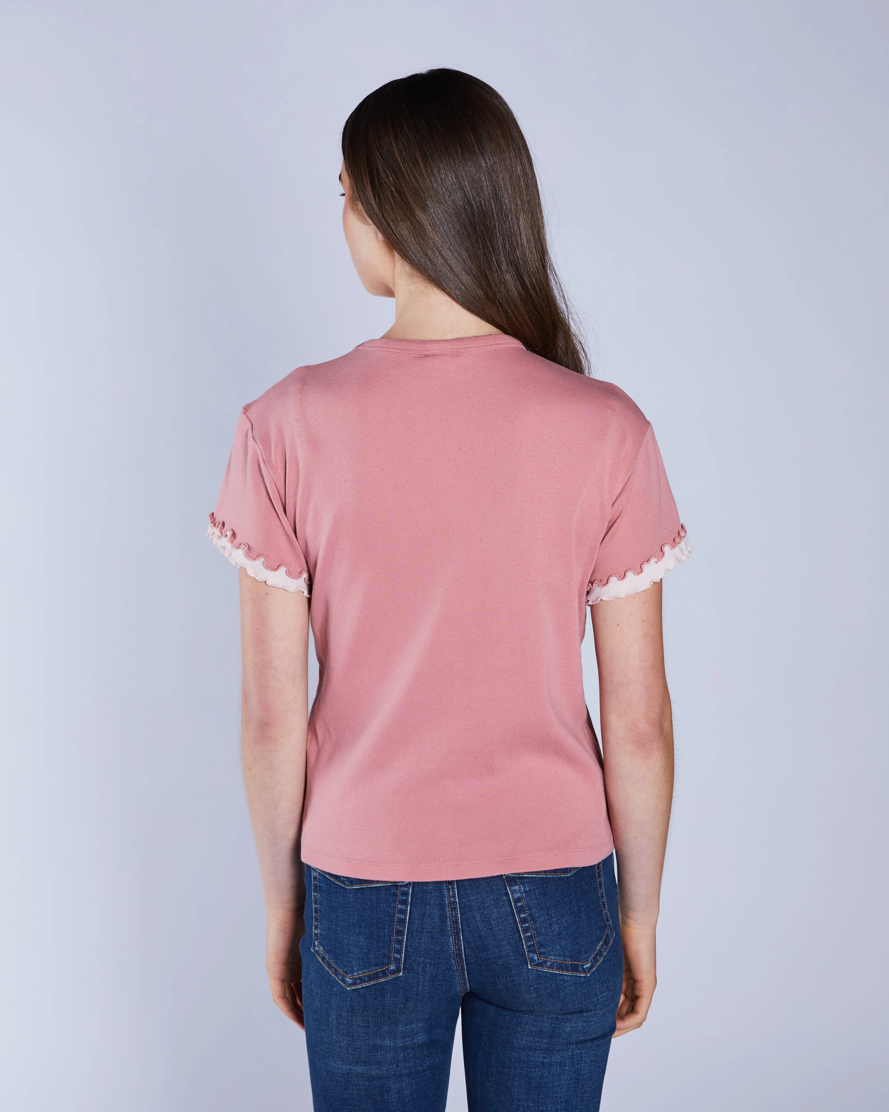 Essential Clothing Bay Tee Blushed Rouje