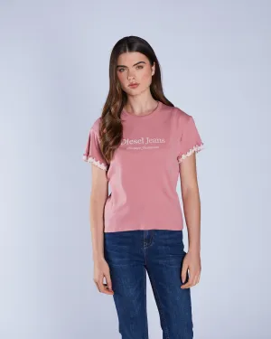 Bay Tee Blushed Rouje SlimFit Perfect Comfort Wear