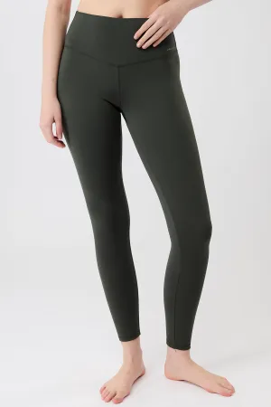 Flexible Comfort Daily Routine Budget Friendly On Point Legging - Dark Olive