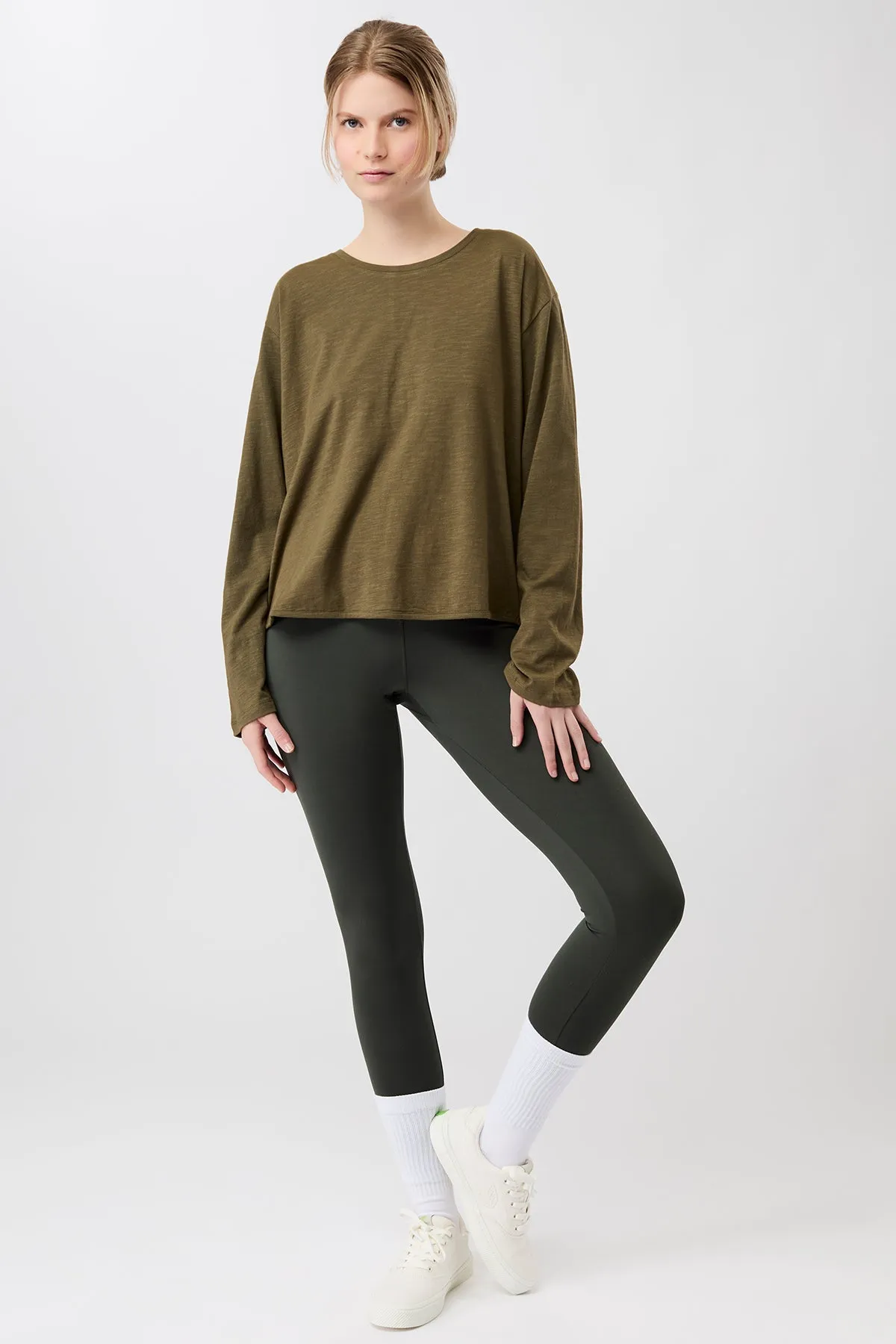 Fit Control On Point Legging - Dark Olive