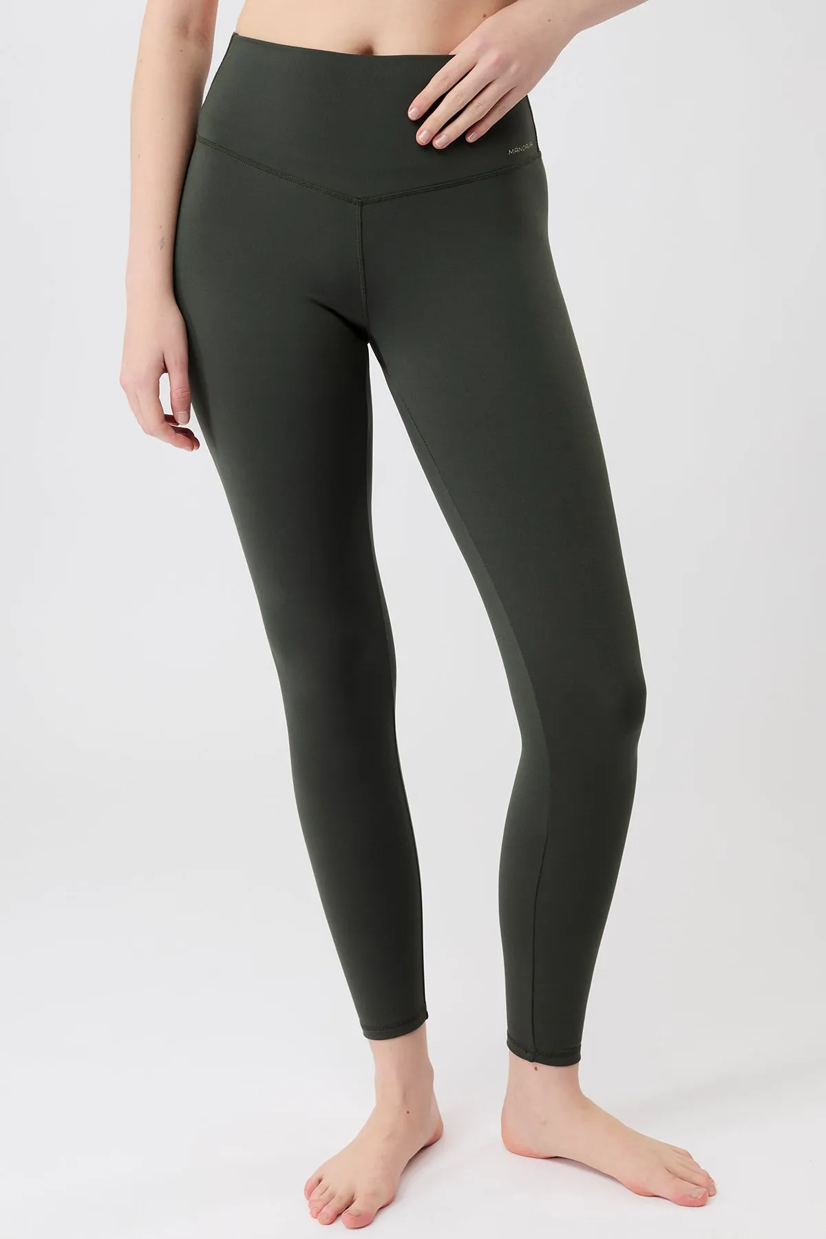 Flexible Comfort Daily Routine Budget Friendly On Point Legging - Dark Olive