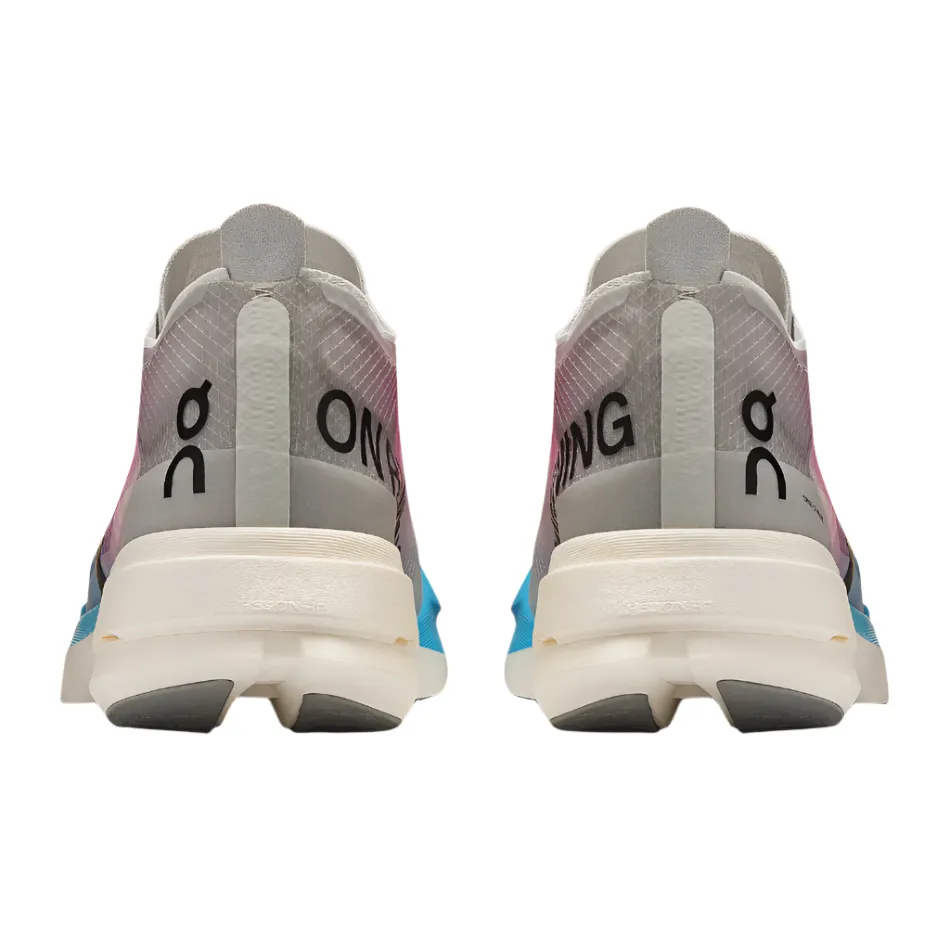 morning runner On Women's Cloudboom Strike Running Shoes in White/Horizon AW25