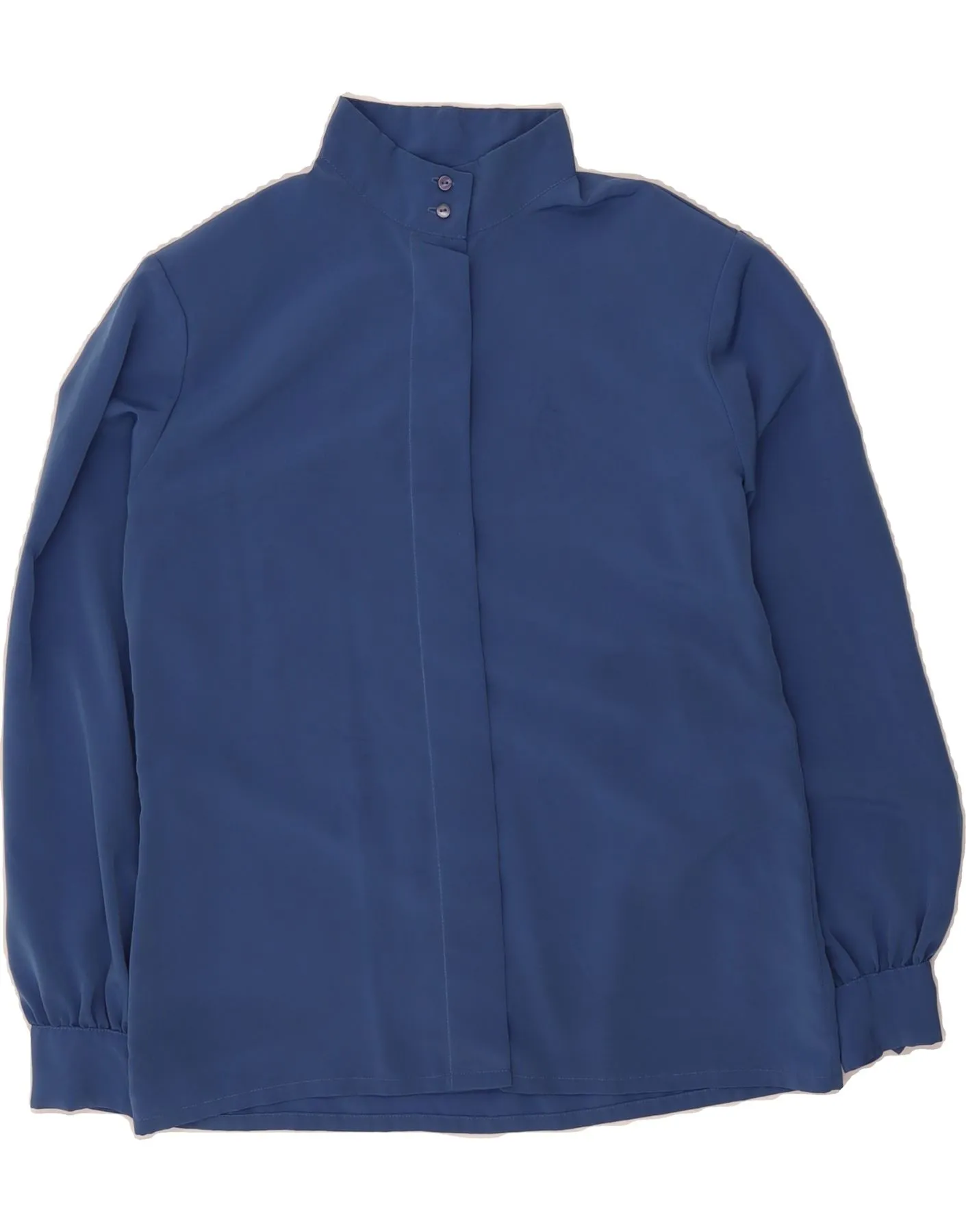 Nautical Look Flexible Shoulder Construction PENDLETON Womens Shirt Blouse US 10 Large Blue Polyester