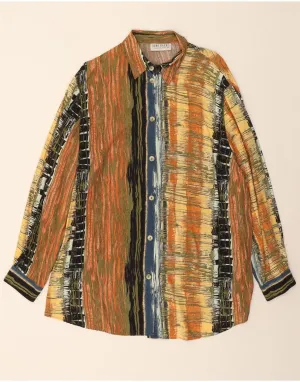 Anniversary Celebration High-End Finish SAN REMO Womens Shirt Blouse EU 44 XL Multicoloured Striped Viscose