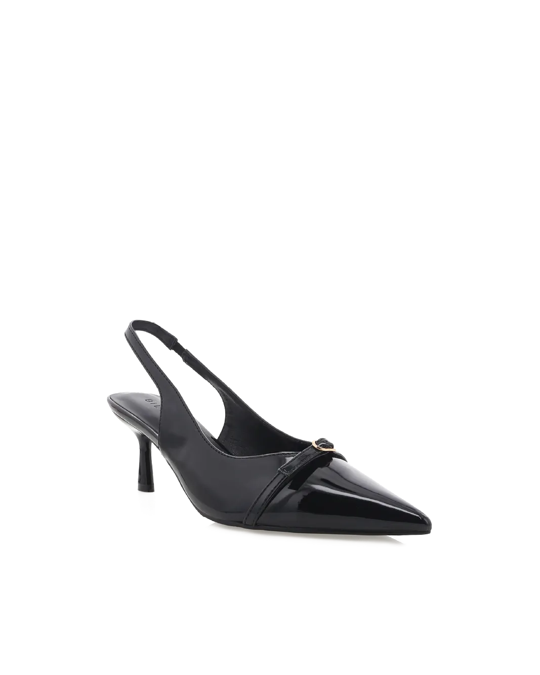 KADENCE - BLACK PATENT Comfy Bridal Heels
