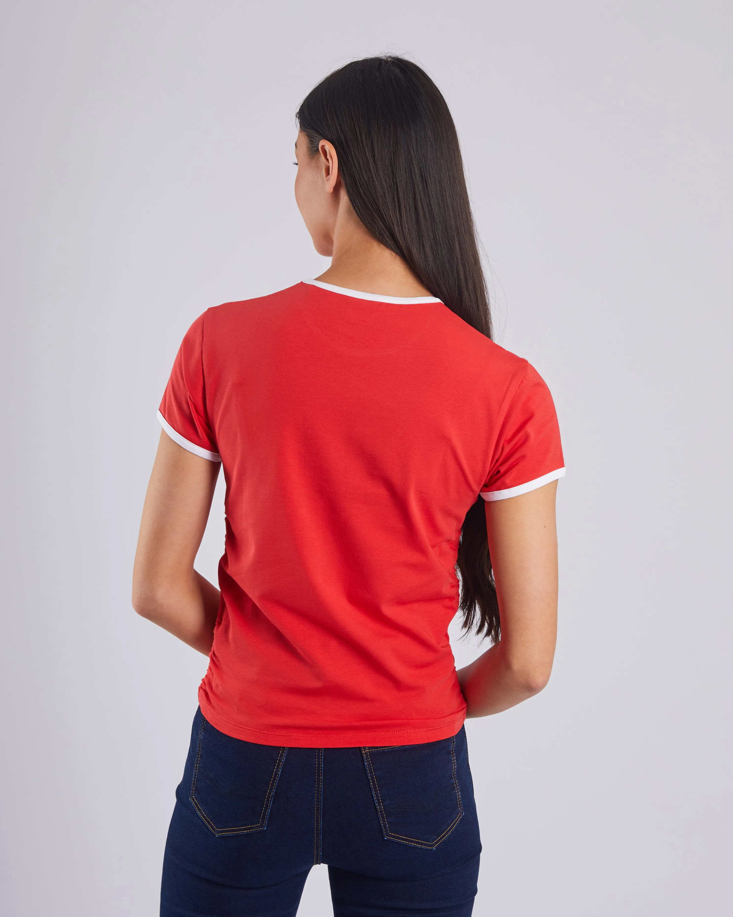 Priscilla Tee Pepper Red Chilly Day Essentials