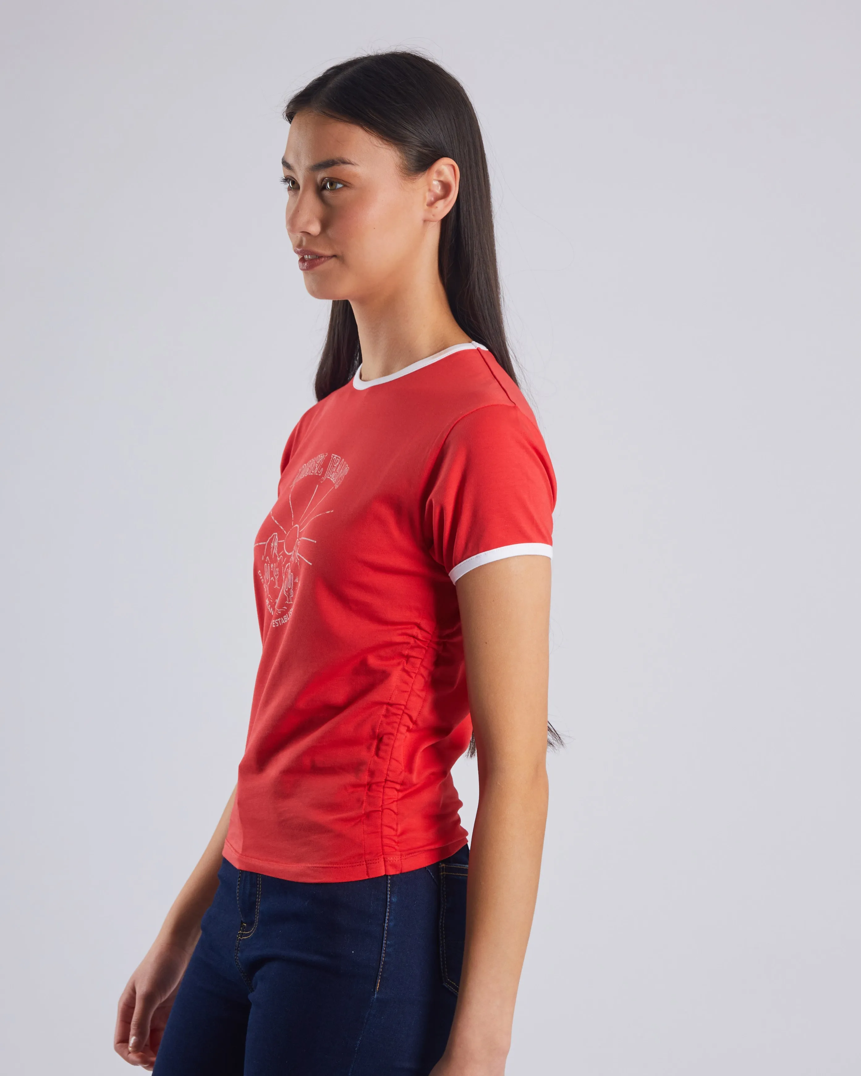 Everyday Wearable discount offer Priscilla Tee Pepper Red