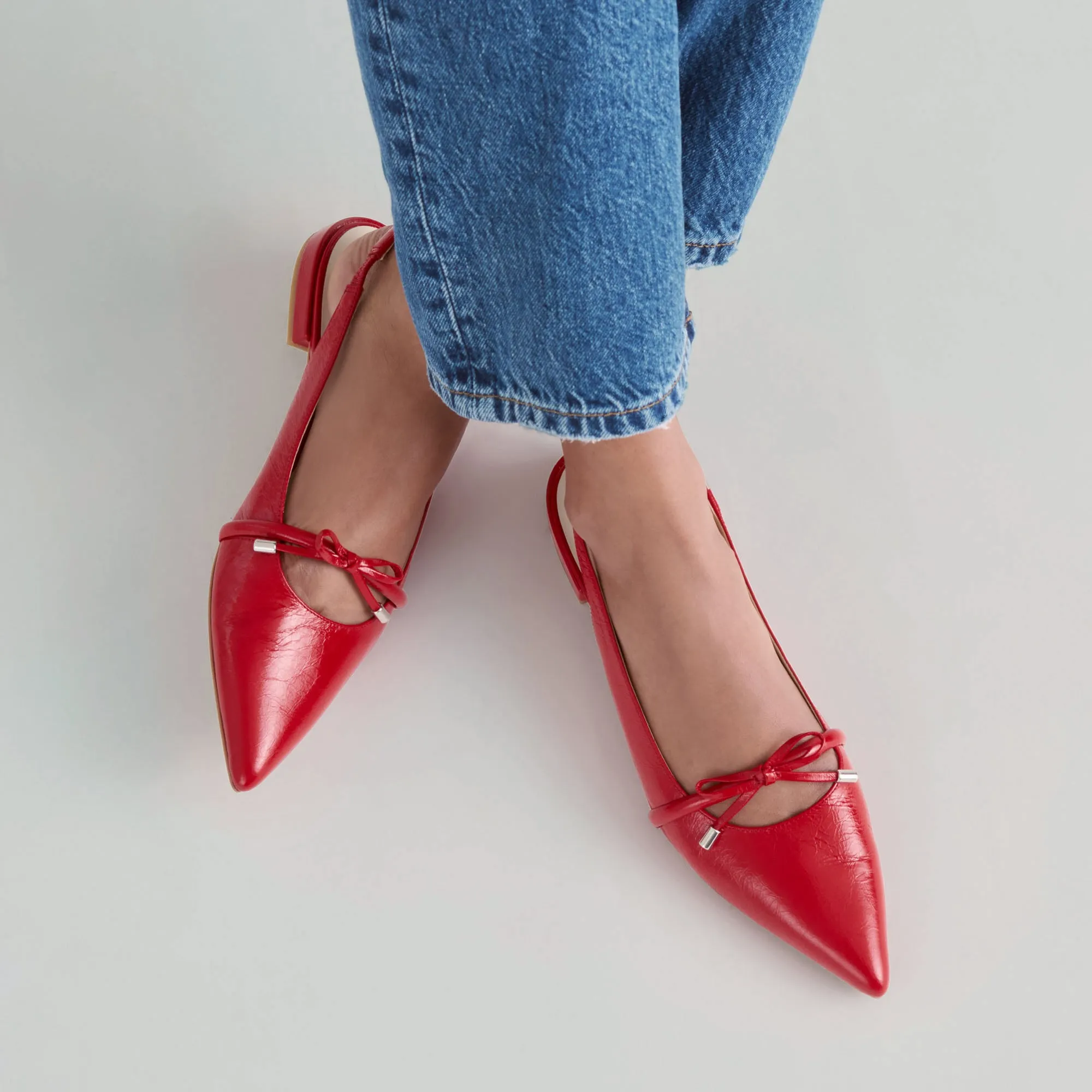 Music Glow PAYGE FLATS CHILI CRINKLE PATENT