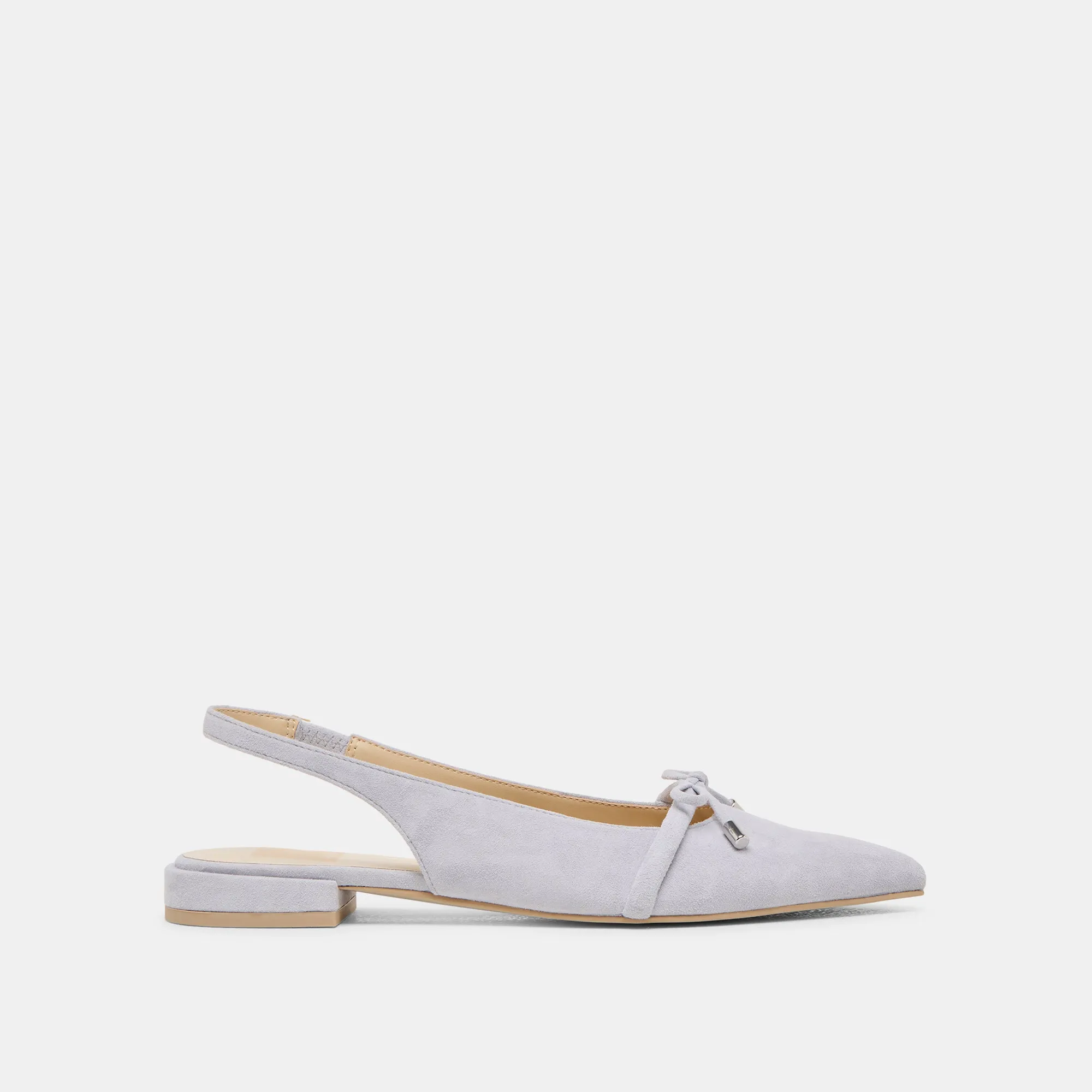 PAYGE FLATS DUSTY BLUE SUEDE Italian Mode Shell Tone