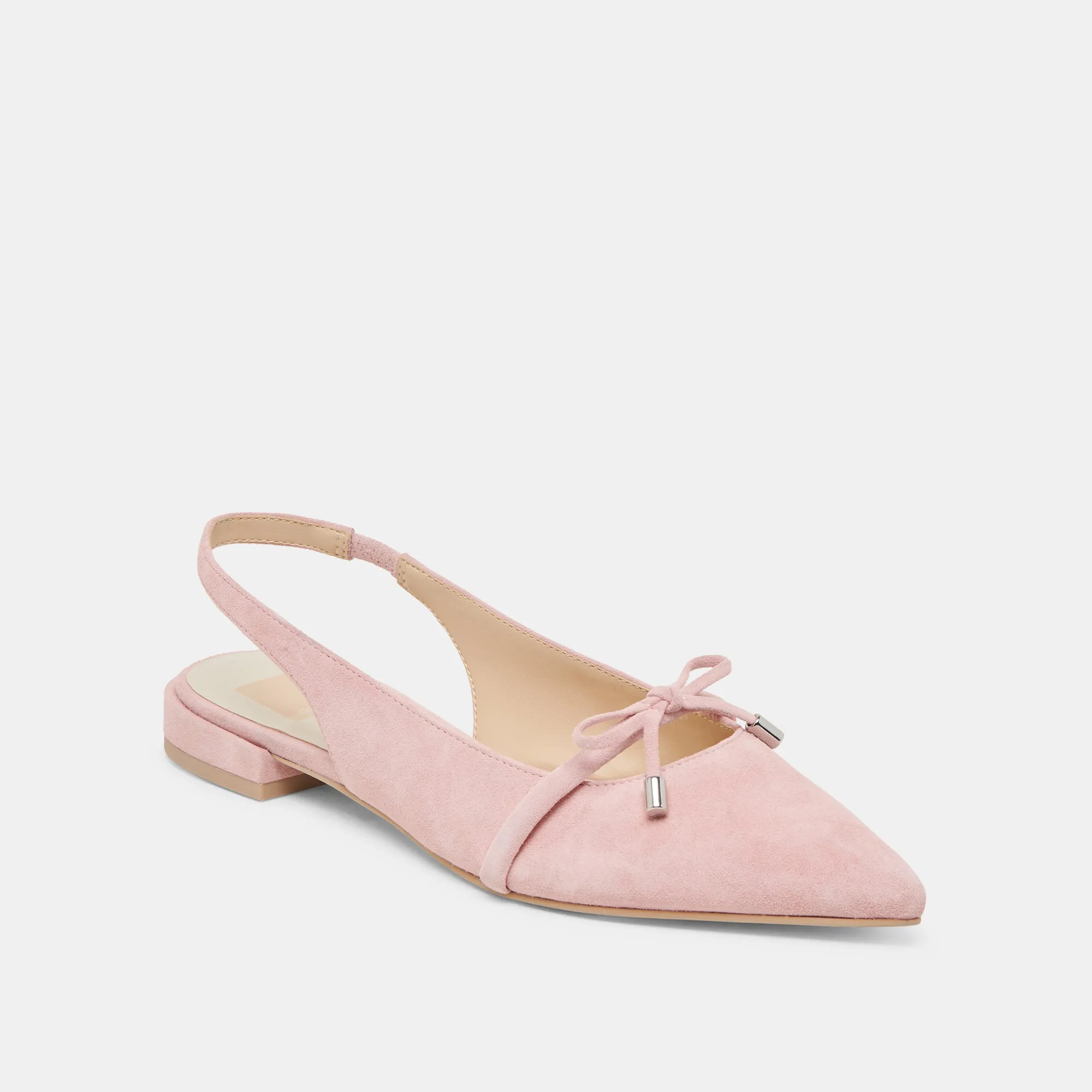 Practical Wear PAYGE FLATS PETAL PINK SUEDE