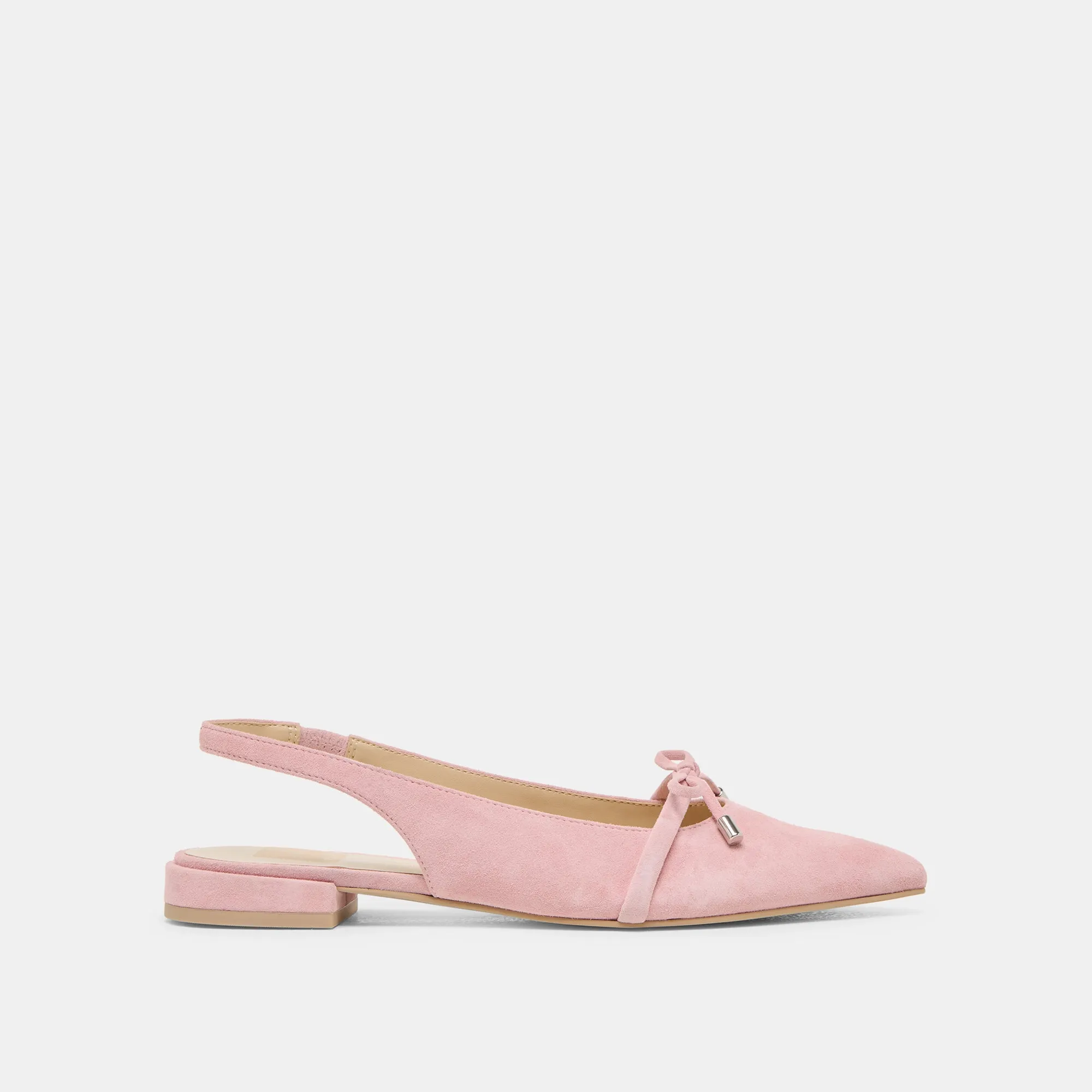 Slip On Style PAYGE FLATS PETAL PINK SUEDE
