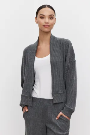 LYNNETTE RIBBED CARDIGAN Daily Wear Wind Down