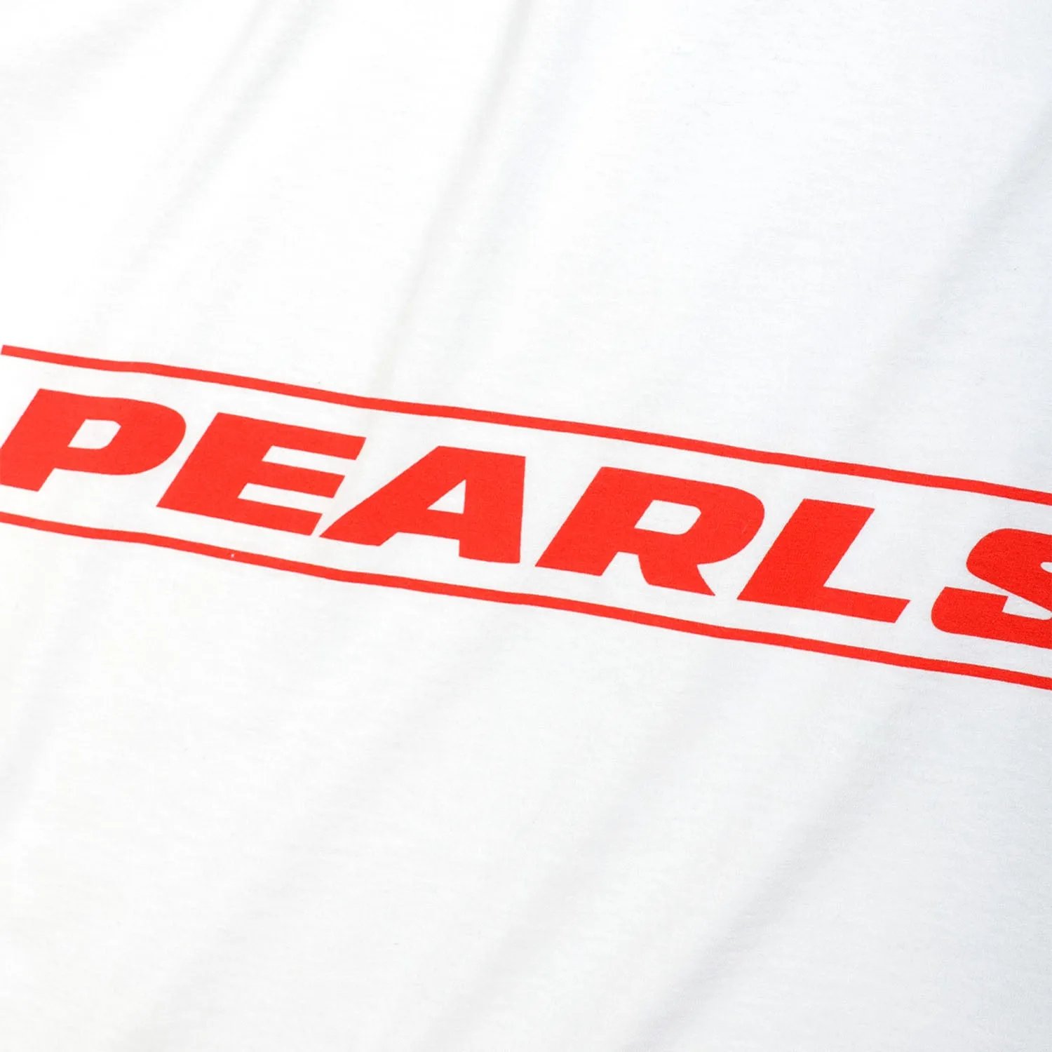 Pearls Rally Tee - White Sustainable Production Process Slim Fit Design