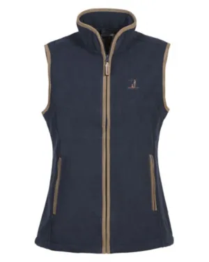 Percussion Ladies Scotland Fleece Gilet Noise - reducing open field