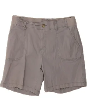 LEE Womens Riders Mid Rise Shorts Size 10 Medium W30  Grey Cotton Comfortable Fabric