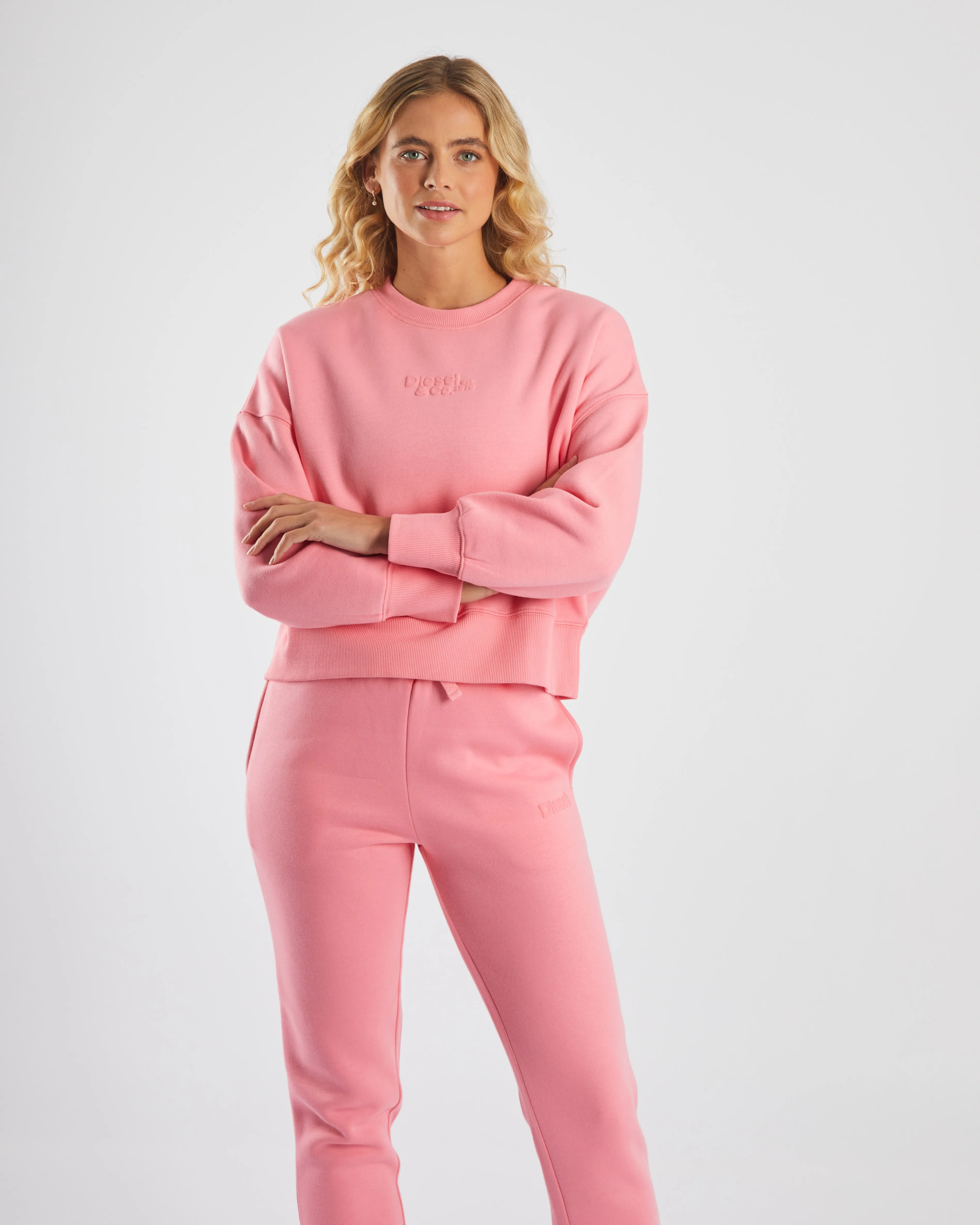 Petta Sweater Pink Blush Comfortable Layer