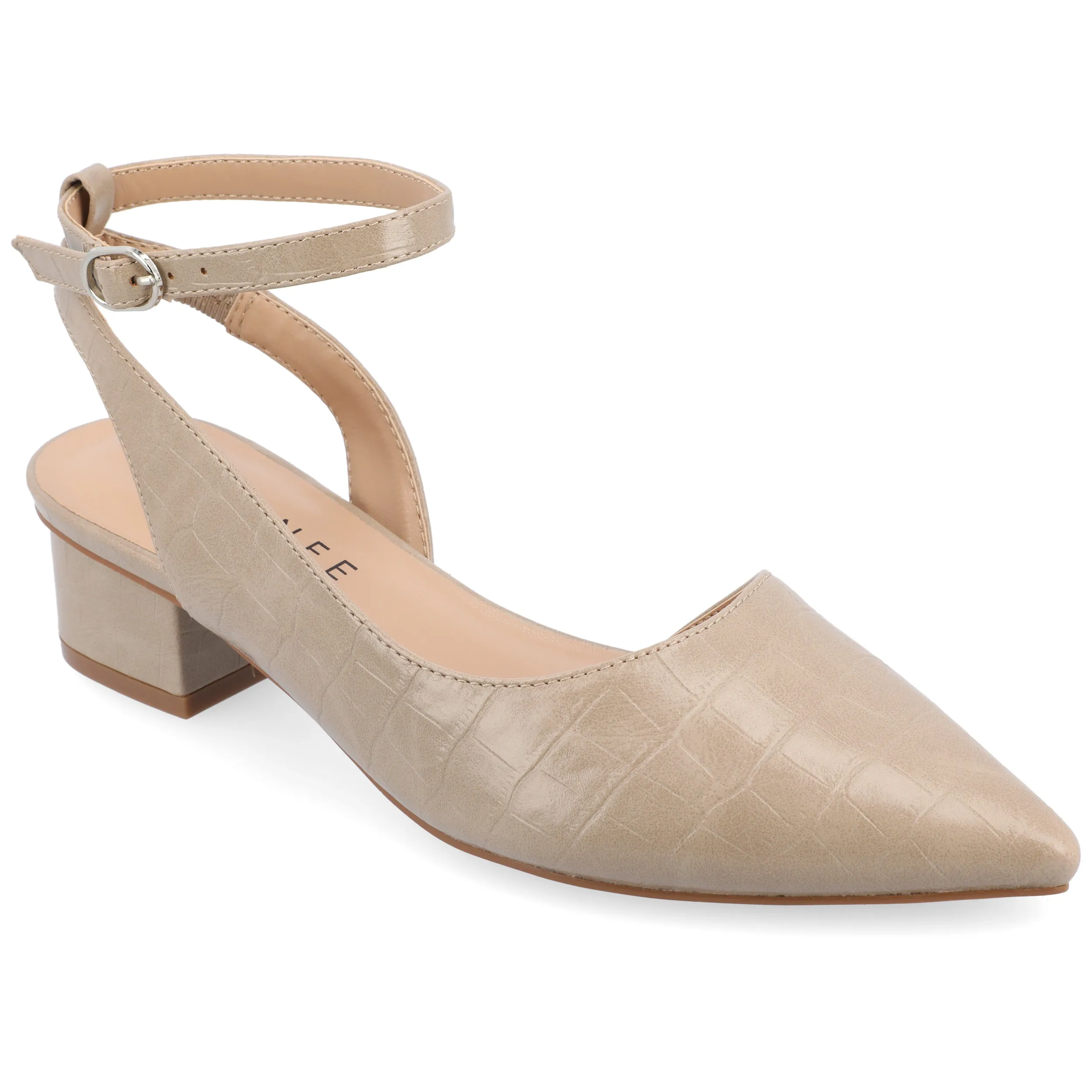 Vibrant Tone Stable base Journee Collection Women's Keefa Pump