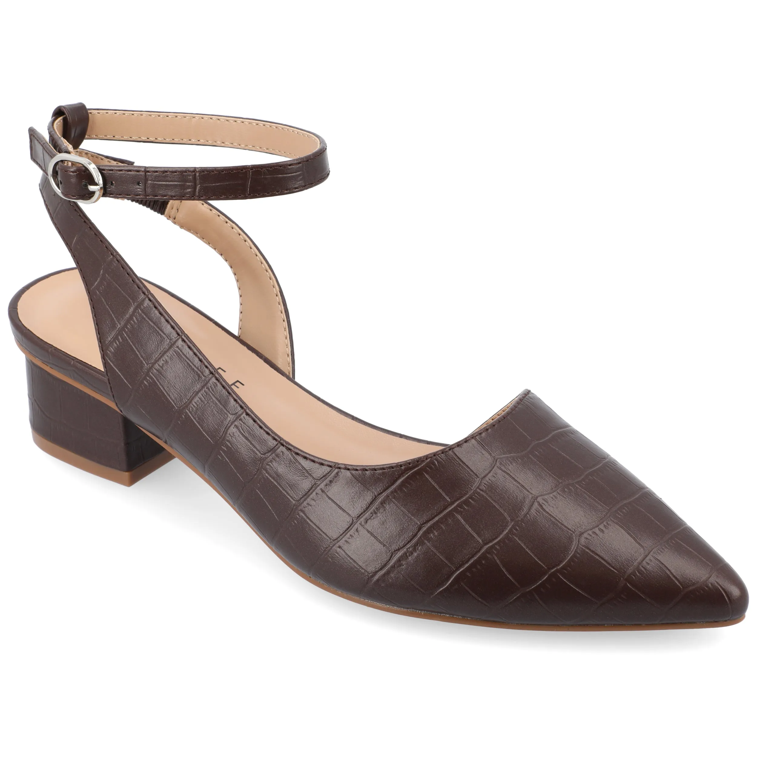 Comfortable Buckle Journee Collection Women's Keefa Pump