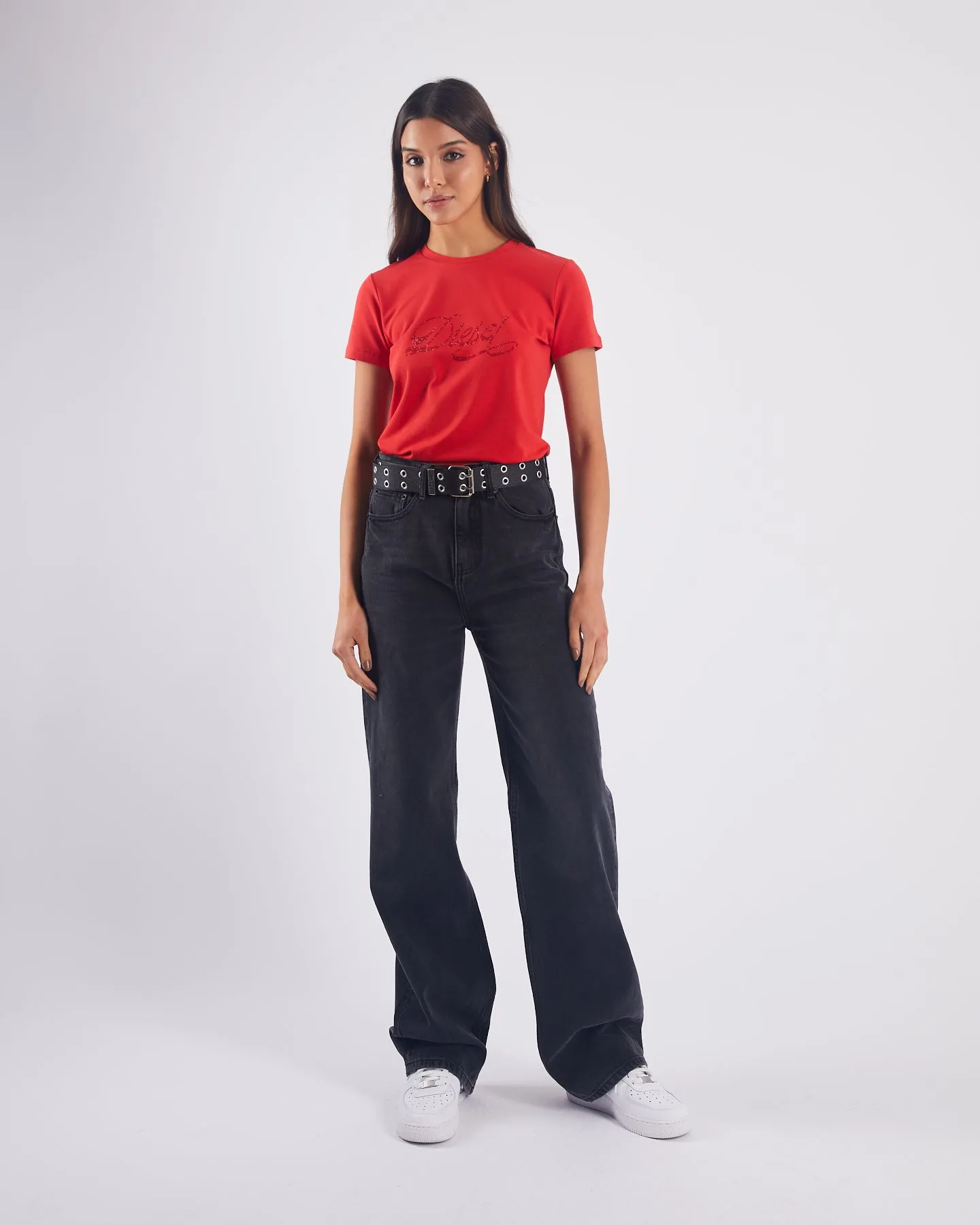 Lightweight Fabric Tamara T-Shirt True Red
