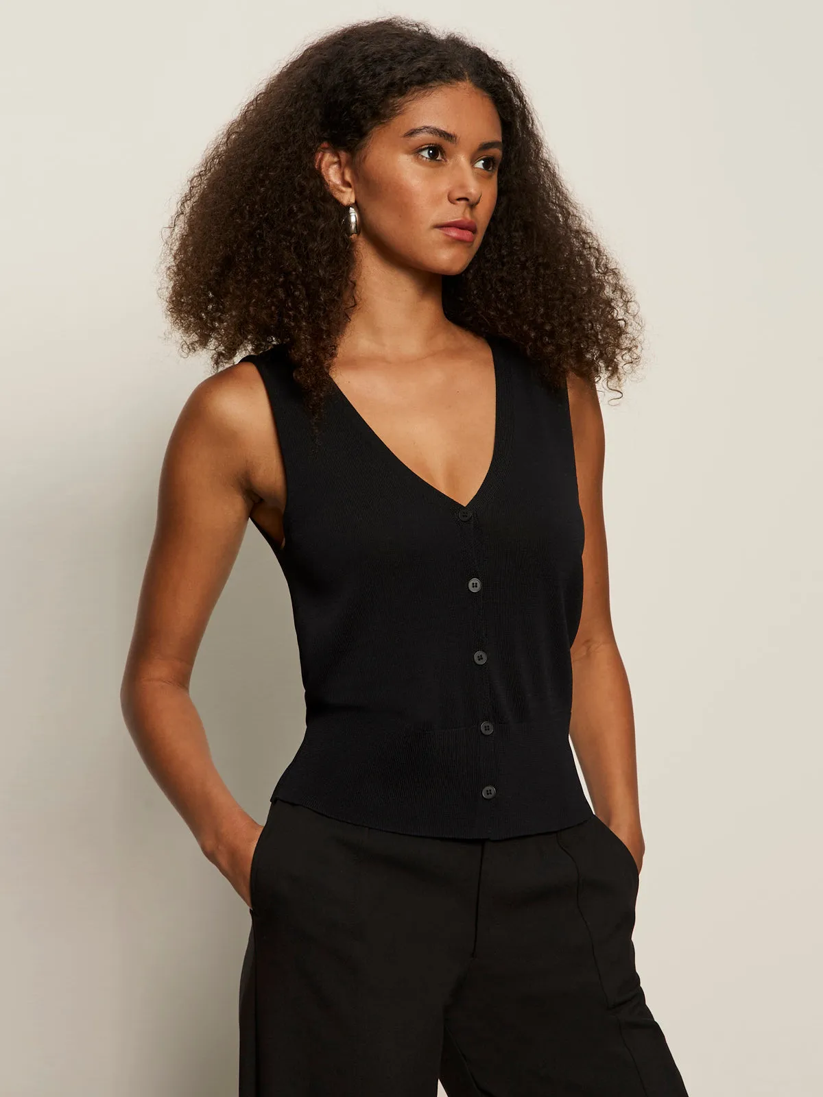 Polished Barrel Pant Black Lightweight Design