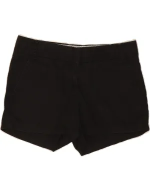 J. CREW Womens Broken In Chino Shorts US 4 Small W30  Black Cotton Ethical production