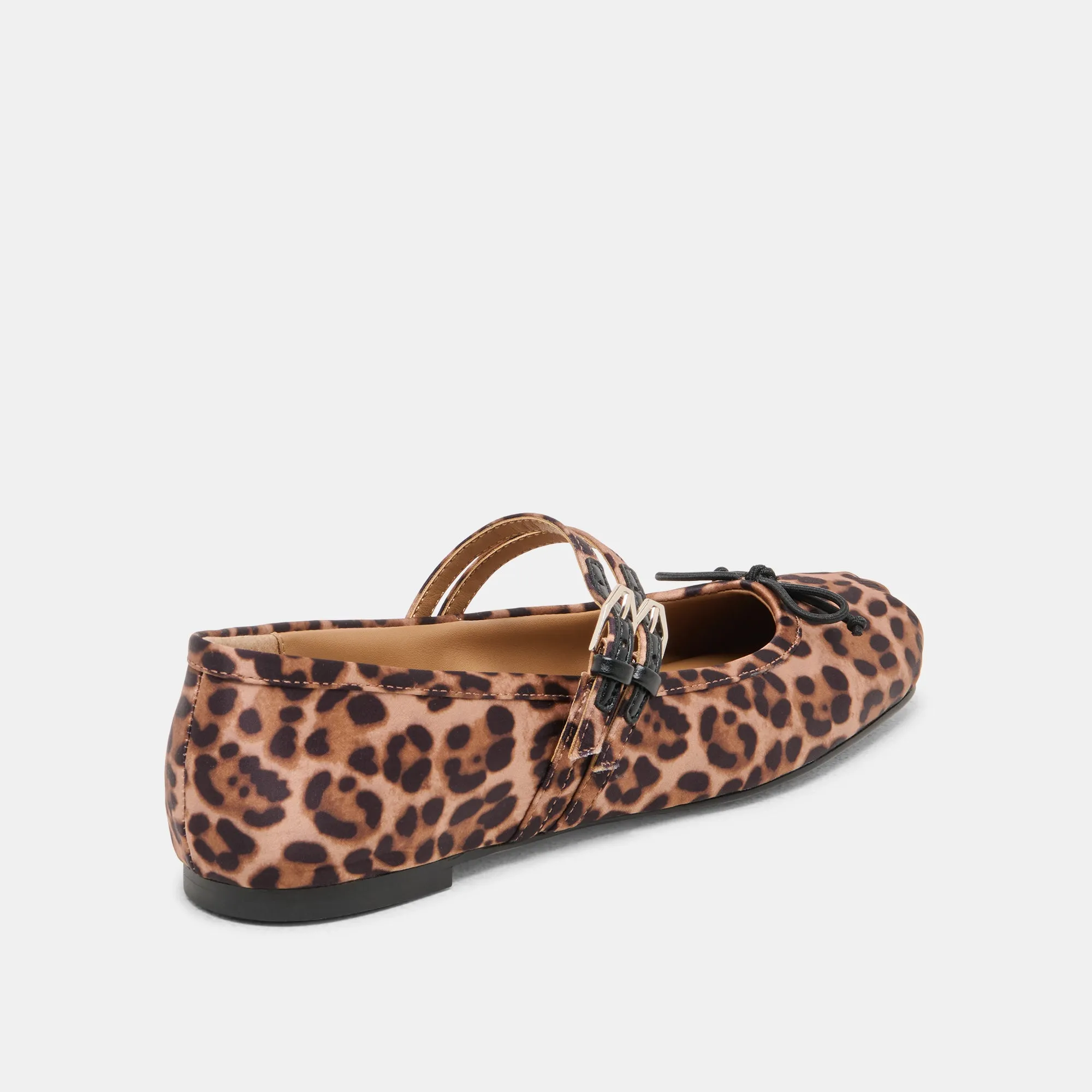 Pot Glow linen fresh GIBSEN BALLET FLATS DK LEOPARD SATIN