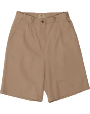 Patterned Design L.L.BEAN Womens Original Fit Chino Shorts US 10 Large W30  Beige Cotton