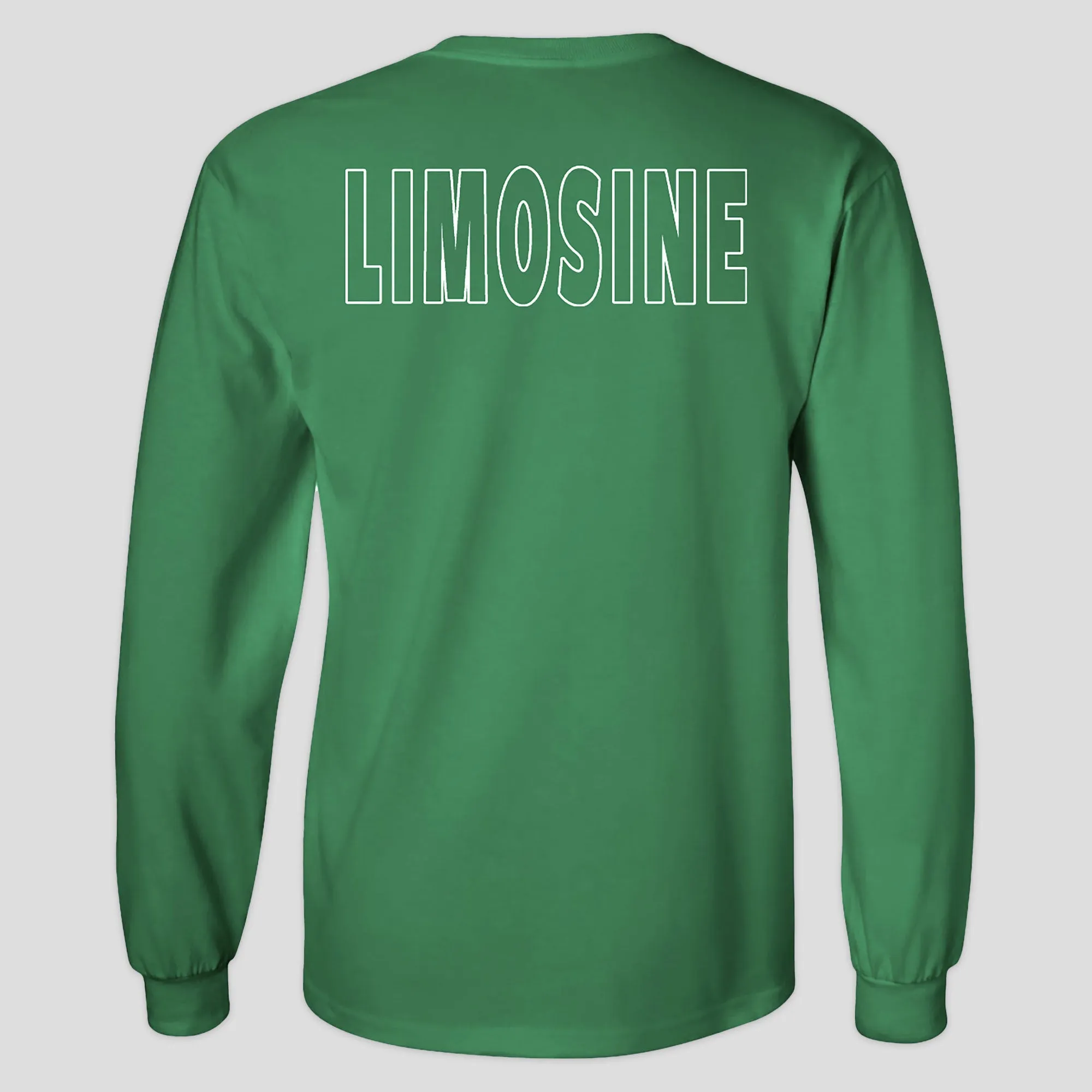 Limosine Happy Face Long-sleeve Tee - Green Perfect Design
