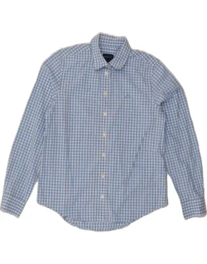 GANT Womens Shirt UK 8 Small Blue Gingham Cotton elegant design