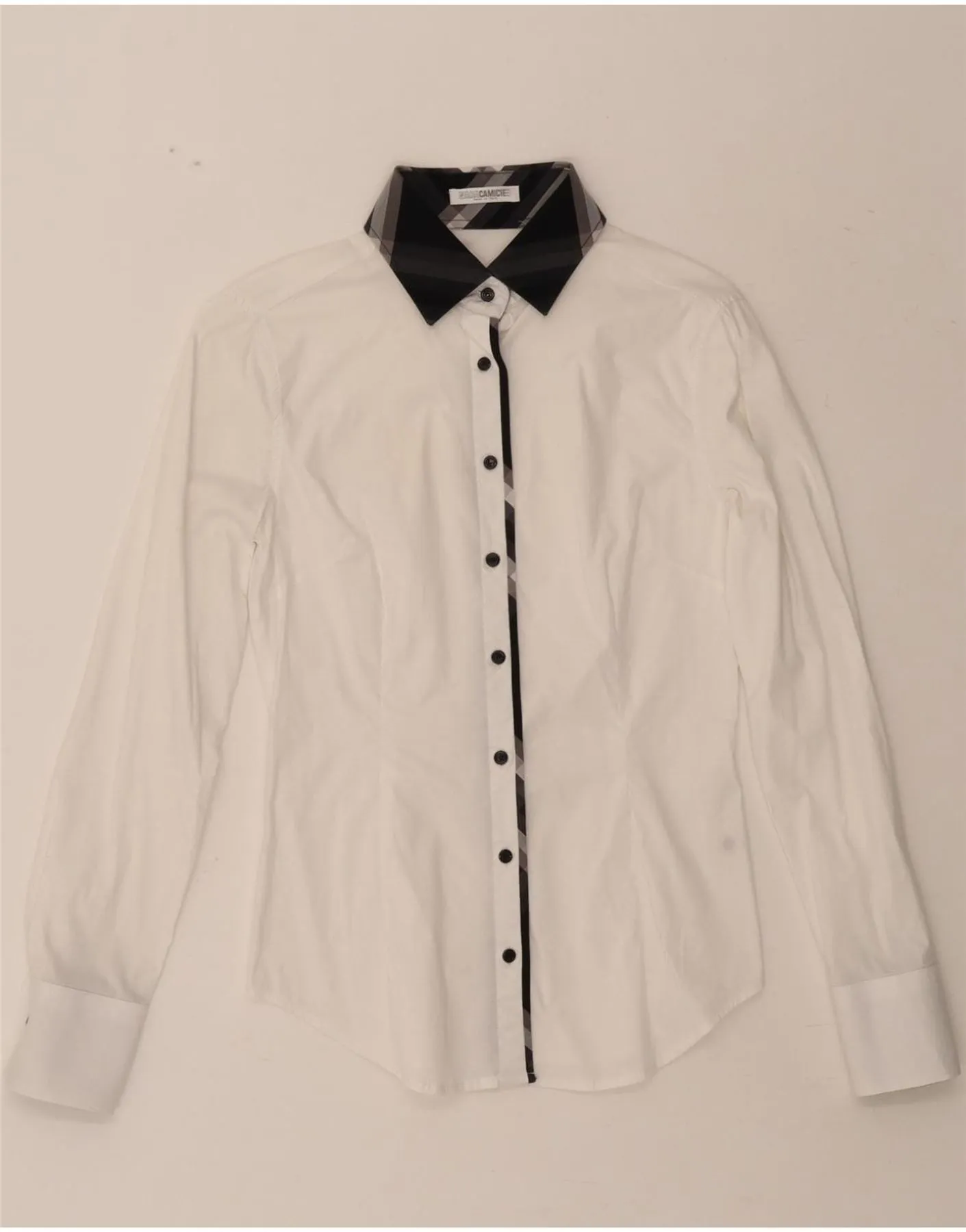 Graduation Attire Pullover Design NARACAMICEE Womens Shirt UK 12 Medium White Colourblock