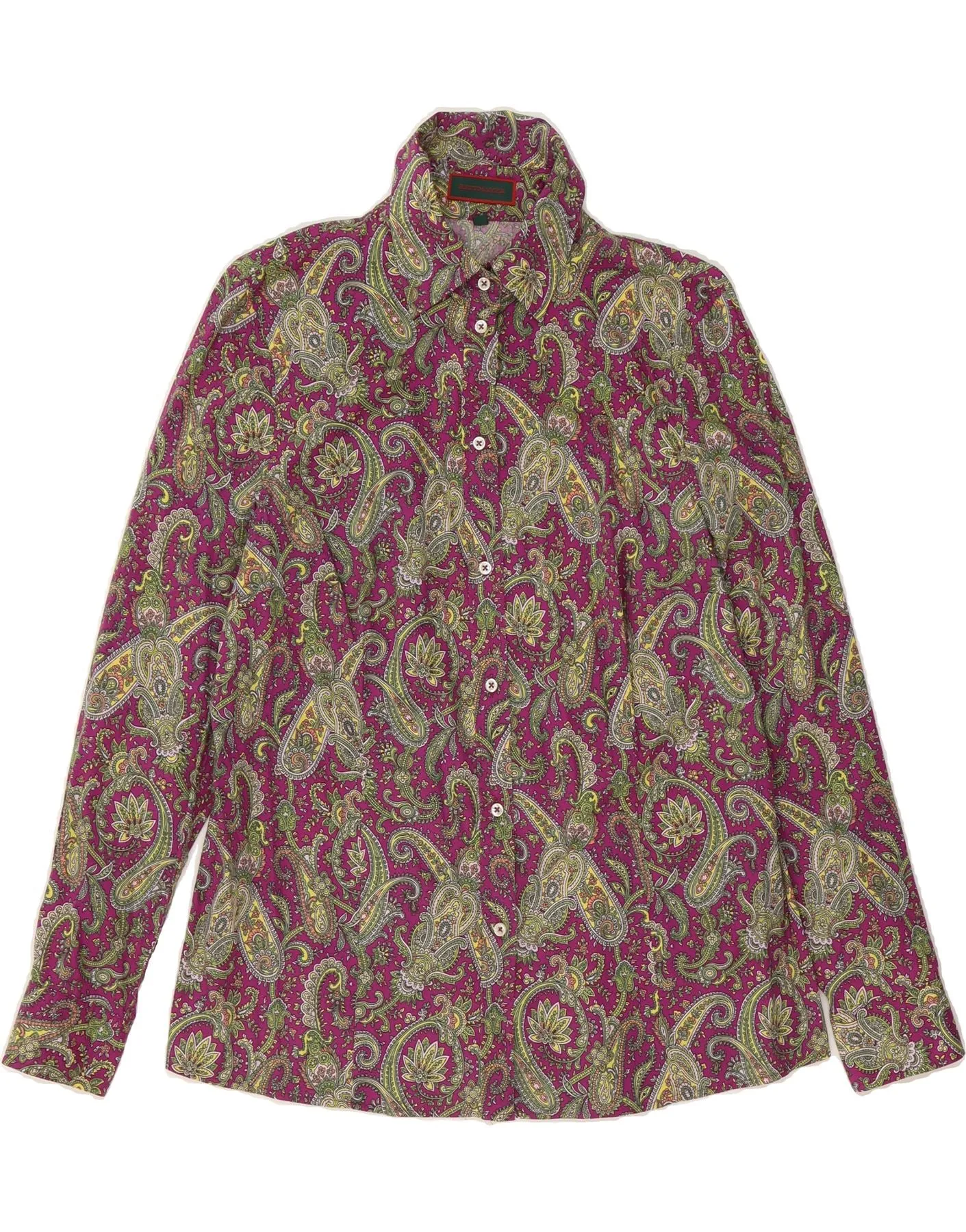 Party outfit Premium Finish REITMAYER Womens Shirt EU 44 XL Purple Paisley Cotton