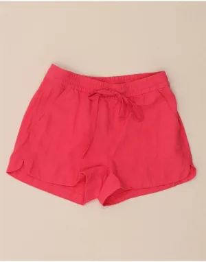 Non-irritating Floral Motif J. CREW Womens Chino Shorts 2XS W28 Pink Linen