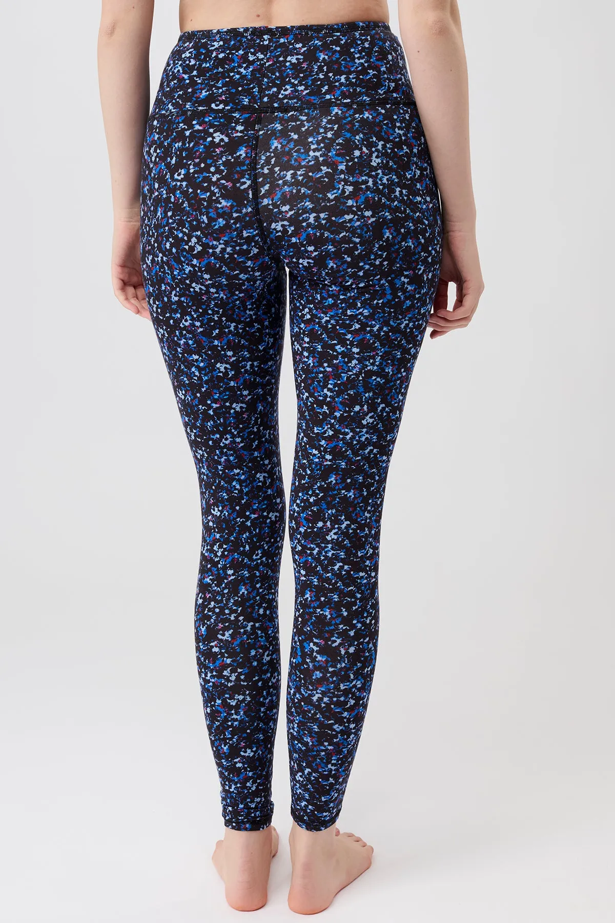 Printed Leggings - Twilight Garden Comfy Fit Quick Dry Outdoor Lover