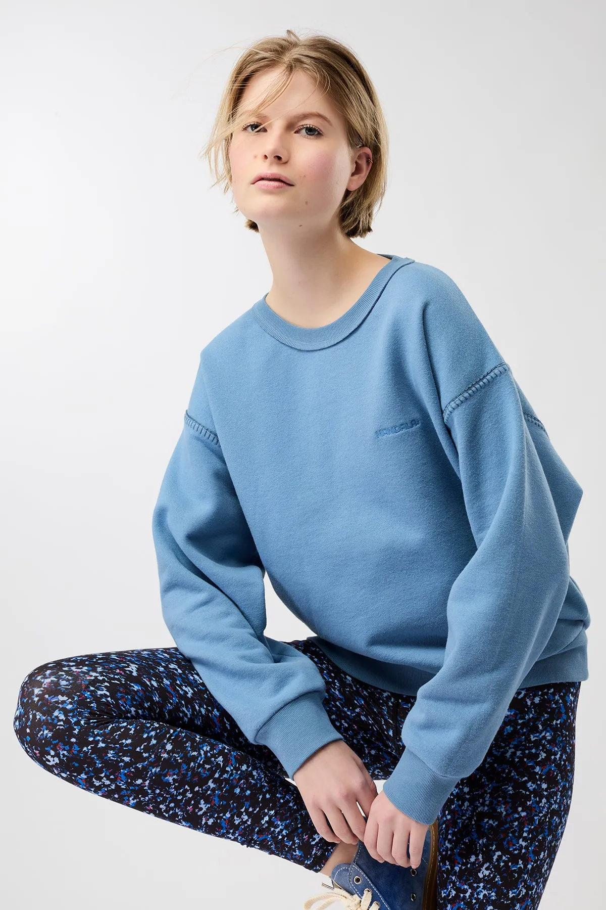 Relaxed Comfort Fit Butt Lifting Design Printed Leggings - Twilight Garden