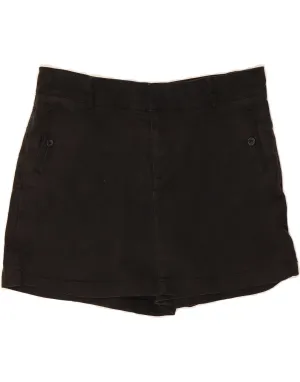 DOCKERS Womens Favorite Fit Casual Shorts US 16 2XL W38 Black Cotton Wrinkle Resistant Finish Classic Look