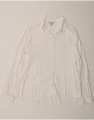 ORVIS Womens Shirt UK 18 XL White Waffle Weave